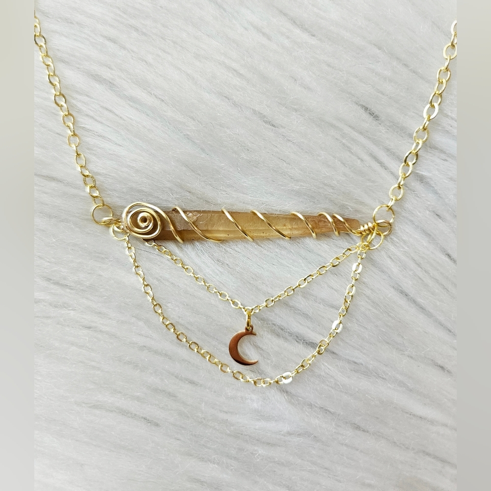 Handcrafted Mongolian Spear Necklace - Picture 2 of 3